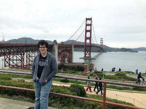 Me at Golden Gate Bridge